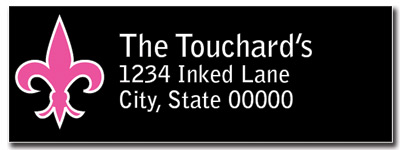 Pink Address Label