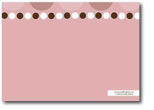 Pink Fleur de lis Back