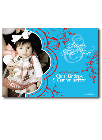 Bright Blue & Red Frame Front