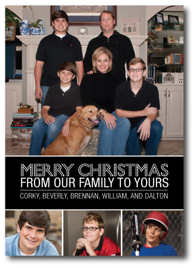 From Our Family To Yours Front