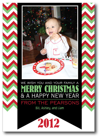 A Chevron Christmas Front