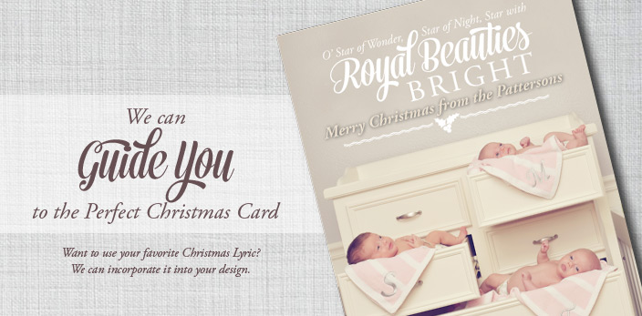 Use Your Favorite Christmas Lyric on Your Holiday Card